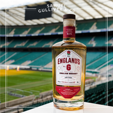 Load image into Gallery viewer, The Official Whisky of England Rugby - Samuel Gulliver & Co. England's No.6, English Single Malt Whisky Rum Cask (700ml, 46% abv) **FREE SHIPPING & 20% OFF**