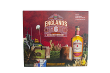 Load image into Gallery viewer, The Official Whisky of England Hip Flask GIft pack containing 200ml of England's No.6 Rum Cask and 6oz / 170ml Flask. A perfect gift for the rugby and whisky fan in your life