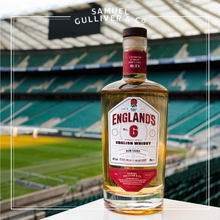 Load image into Gallery viewer, The Official Whisky of England Rugby - Samuel Gulliver &amp; Co. England&#39;s No.6, English Single Malt Whisky Rum Cask (700ml, 46% abv)
