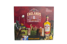 Load image into Gallery viewer, The Official Whisky of England Hip Flask GIft pack containing 200ml of England&#39;s No.6 Rum Cask and 6oz / 170ml Flask. A perfect gift for the rugby and whisky fan in your life
